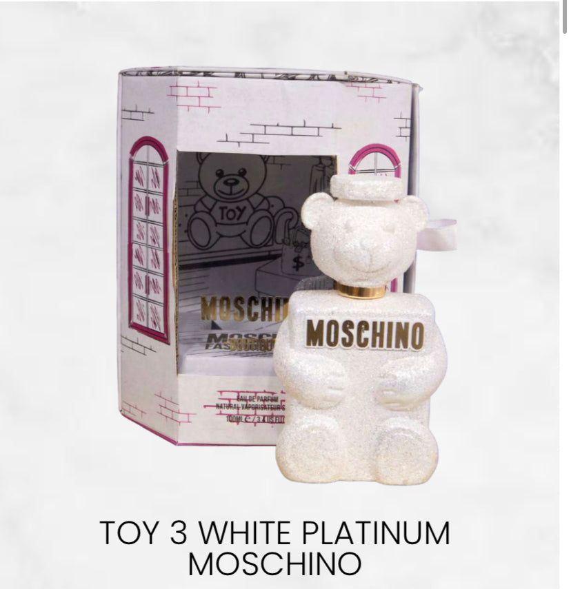 TOY 3 WHITE PLATINUM MOSCHINO